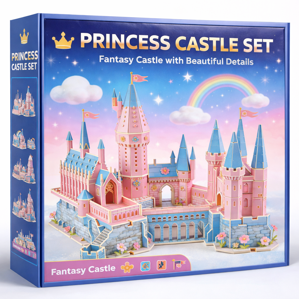 Princess Castle Set – Fantasy Castle with Beautiful Details 🏰