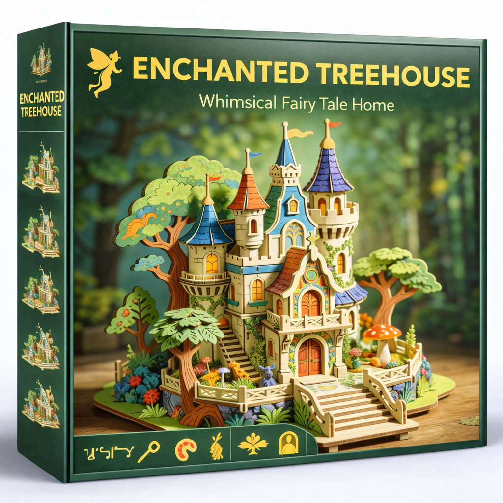 🏰 Enchanted Treehouse – Whimsical Fairy Tale Home